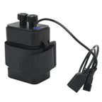 Battery Charge Case Box ABS Waterproof 8.4V for 6pcs 18650 Lithium Batteries USB DC Two Ports with Cable for Outdoor Traveling Camping
