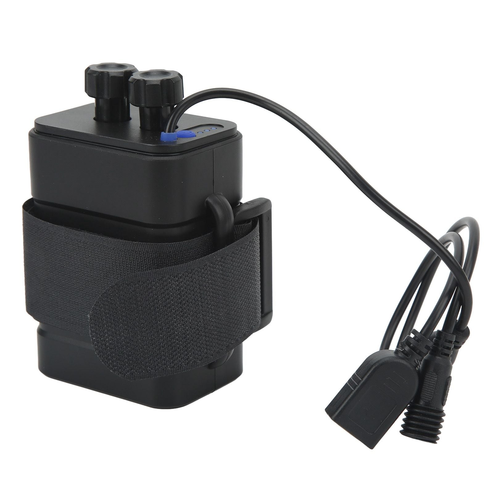 Battery Charge Case Box ABS Waterproof 8.4V for 6pcs 18650 Lithium Batteries USB DC Two Ports with Cable for Outdoor Traveling Camping