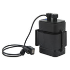 Battery Charge Case Box ABS Waterproof 8.4V for 6pcs 18650 Lithium Batteries USB DC Two Ports with Cable for Outdoor Traveling Camping
