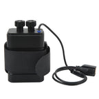 Battery Charge Case Box ABS Waterproof 8.4V for 6pcs 18650 Lithium Batteries USB DC Two Ports with Cable for Outdoor Traveling Camping