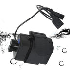 Battery Charge Case Box ABS Waterproof 8.4V for 6pcs 18650 Lithium Batteries USB DC Two Ports with Cable for Outdoor Traveling Camping