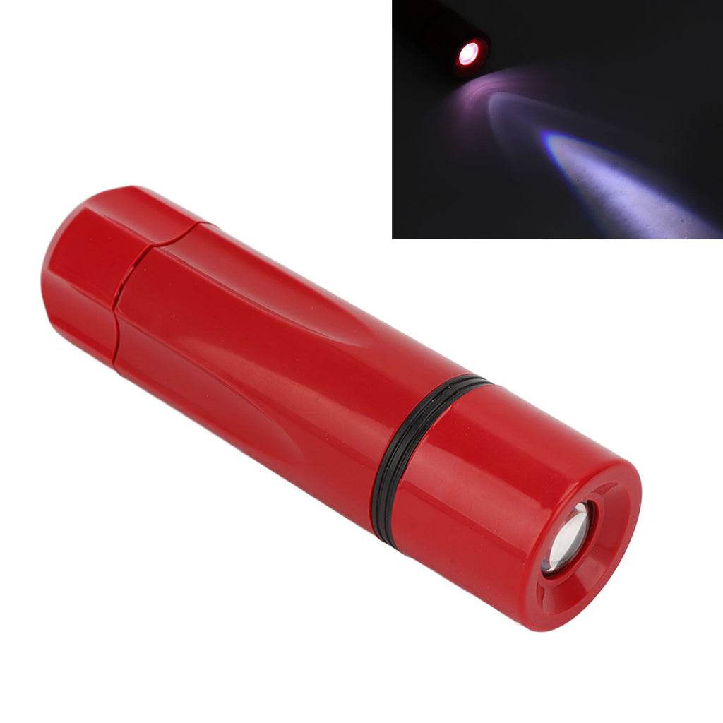 LED Flashlight Wall Mounted High Brightness Battery Powered Small Emergency Flashlight for Hotel Home Red