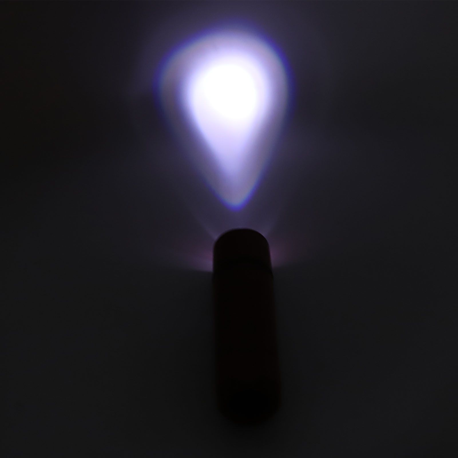 LED Flashlight Wall Mounted High Brightness Battery Powered Small Emergency Flashlight for Hotel Home Red