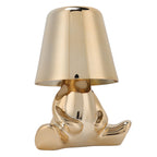 Night Lamp 3 Light Color Stepless Dimming Touch Control USB Rechargeable Bedside Light