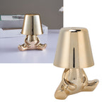 Night Lamp 3 Light Color Stepless Dimming Touch Control USB Rechargeable Bedside Light