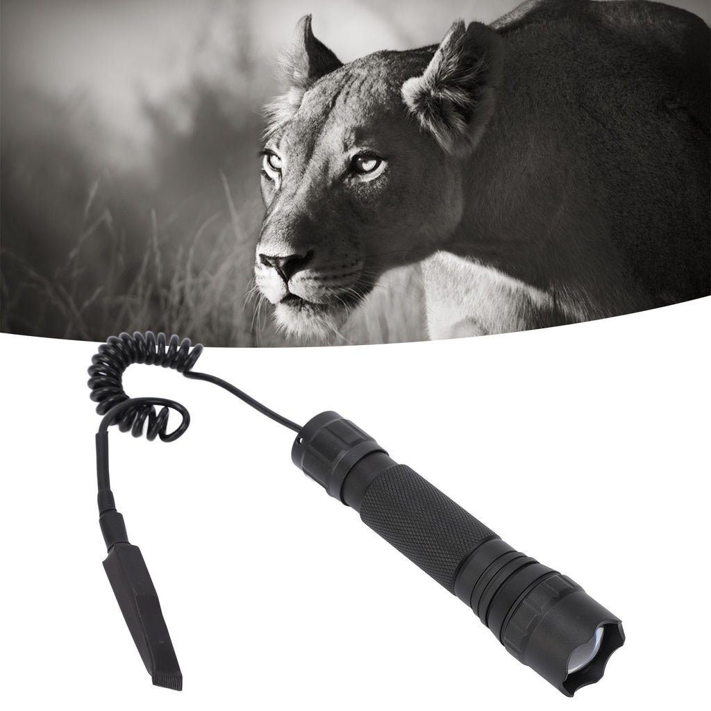 850nm IR Flashlight Portable Infrared Flashlight Zoomable Flashlight for Hunting Night Vision Camera Device