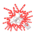 9.8ft 20LED Christmas Candy Cane String Lights J Shape LED String Lights for Room Decoration Holiday Festival