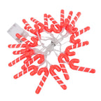 9.8ft 20LED Christmas Candy Cane String Lights J Shape LED String Lights for Room Decoration Holiday Festival