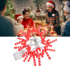 9.8ft 20LED Christmas Candy Cane String Lights J Shape LED String Lights for Room Decoration Holiday Festival