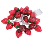 9.8ft 20LEDs Fruit String Lights Battery Operated Strawberry Lamp String Lights for Christmas Parties