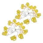 2pcs Beer String Lights 6.5ft 10LED Holiday Party Decorative String Lights for Indoor Outdoor