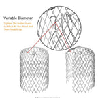 Lightweight Aluminum Gutter Guard Strainer Mesh Gutter Downspout Guard for Leaf Rain Filter
