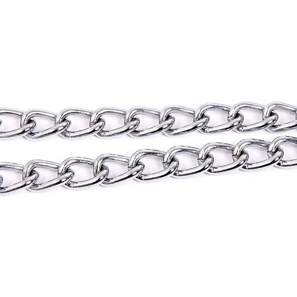 1 pcs Pets Double Head Dog Leash Aluminum Alloy Twin Lead Traction Belt Pets Chains for Walking Two Dogs（40cm）