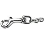 1 pcs Pets Double Head Dog Leash Aluminum Alloy Twin Lead Traction Belt Pets Chains for Walking Two Dogs（40cm）