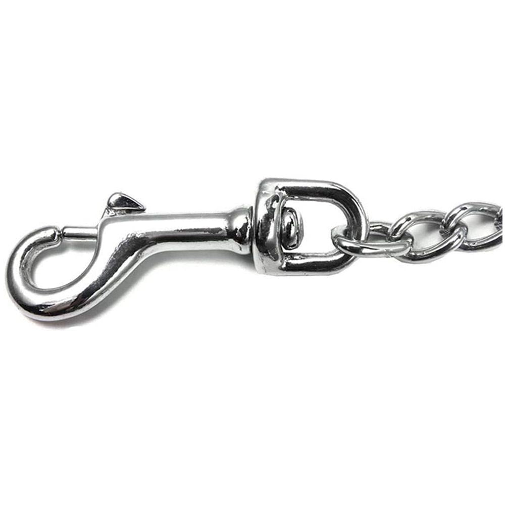 1 pcs Pets Double Head Dog Leash Aluminum Alloy Twin Lead Traction Belt Pets Chains for Walking Two Dogs（40cm）
