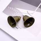 30Pcs Vintage DIY Handmade 38mm Bronze Jingle Bells for Crafts Making
