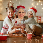 Grandma Christmas Headgear Christmas Headdress Decoration Holiday Soft Latex Adult Headgear Xmas Gifts Party Cospaly Props