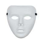 Horror Face Mask Anonymous Theater Mask Halloween Dance Performances Masquerade Props for Adults
