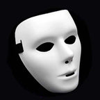 Horror Face Mask Anonymous Theater Mask Halloween Dance Performances Masquerade Props for Adults