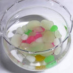 100PCS Luminous Pebbles DIY Decorative Luminous Stones Decorative Stones for Yard and Walkways Decor