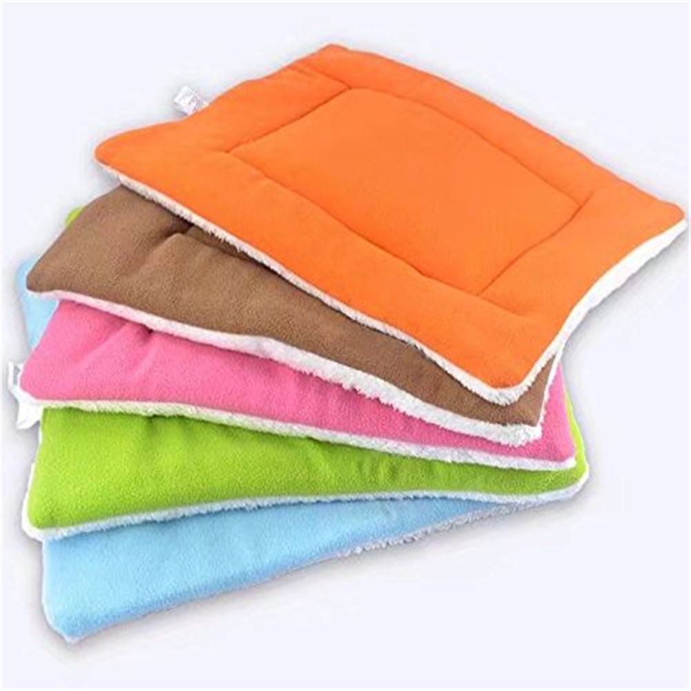 Random Color Cute Cozy Pet Dog Soft Bed Mat Plush 45*35cm Soft Dog Bed Pet Cushion Winter Pet Supply