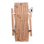 Pet Gate Retractable Adjustable Dog Sliding Door Wood Indoor Dog Gate Doorway Stairs Pet Puppy Safety Fence