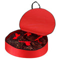 91x20cm Household Christmas Wreath Storage Bag with Handle Waterproof Dustproof Xmas Wreath Organizer