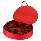 91x20cm Household Christmas Wreath Storage Bag with Handle Waterproof Dustproof Xmas Wreath Organizer