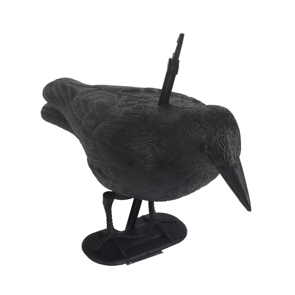 Bird Scarecrow Fake Plastic Crow Black Feathered Crows Bird Repellent for Outdoor Garden Yard