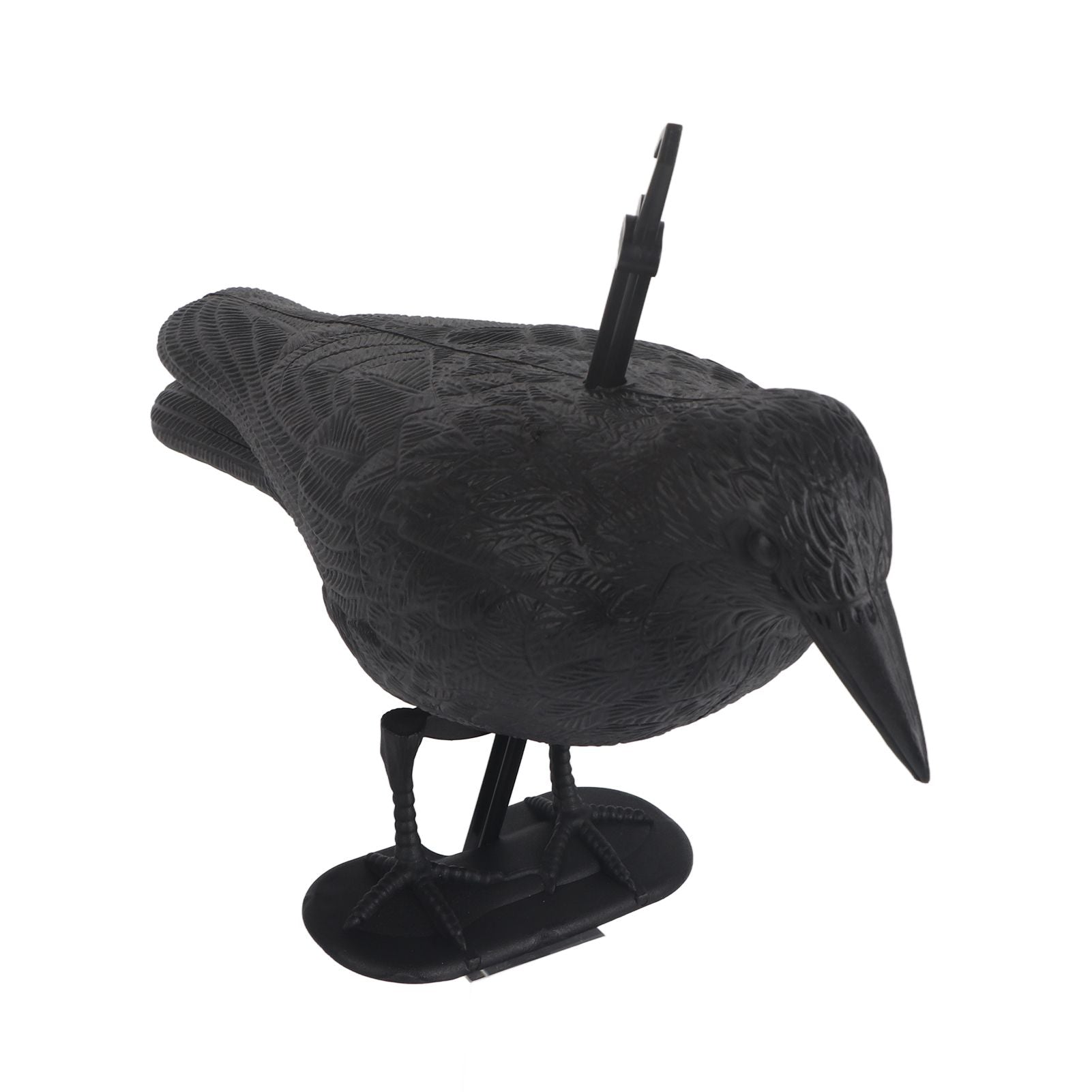 Bird Scarecrow Fake Plastic Crow Black Feathered Crows Bird Repellent for Outdoor Garden Yard