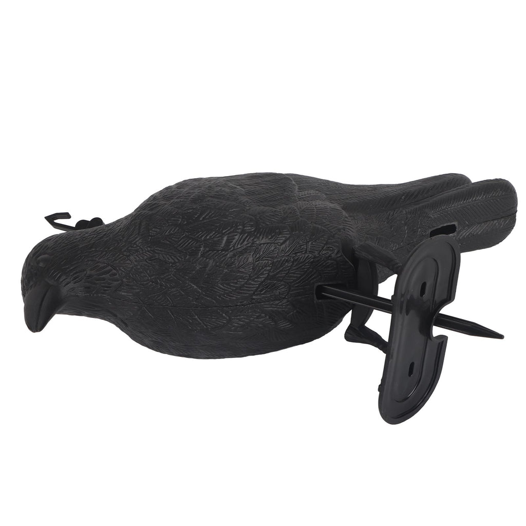 Bird Scarecrow Fake Plastic Crow Black Feathered Crows Bird Repellent for Outdoor Garden Yard