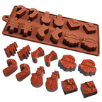 Christmas Mold Silicone Chocolate Mold Non Stick Baking Mold