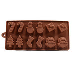 Christmas Mold Silicone Chocolate Mold Non Stick Baking Mold