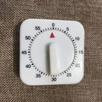 Mini Mechanical Timer 1Hr/60Min Game Count Down Counter Alarm Kitchen Cooking Tool