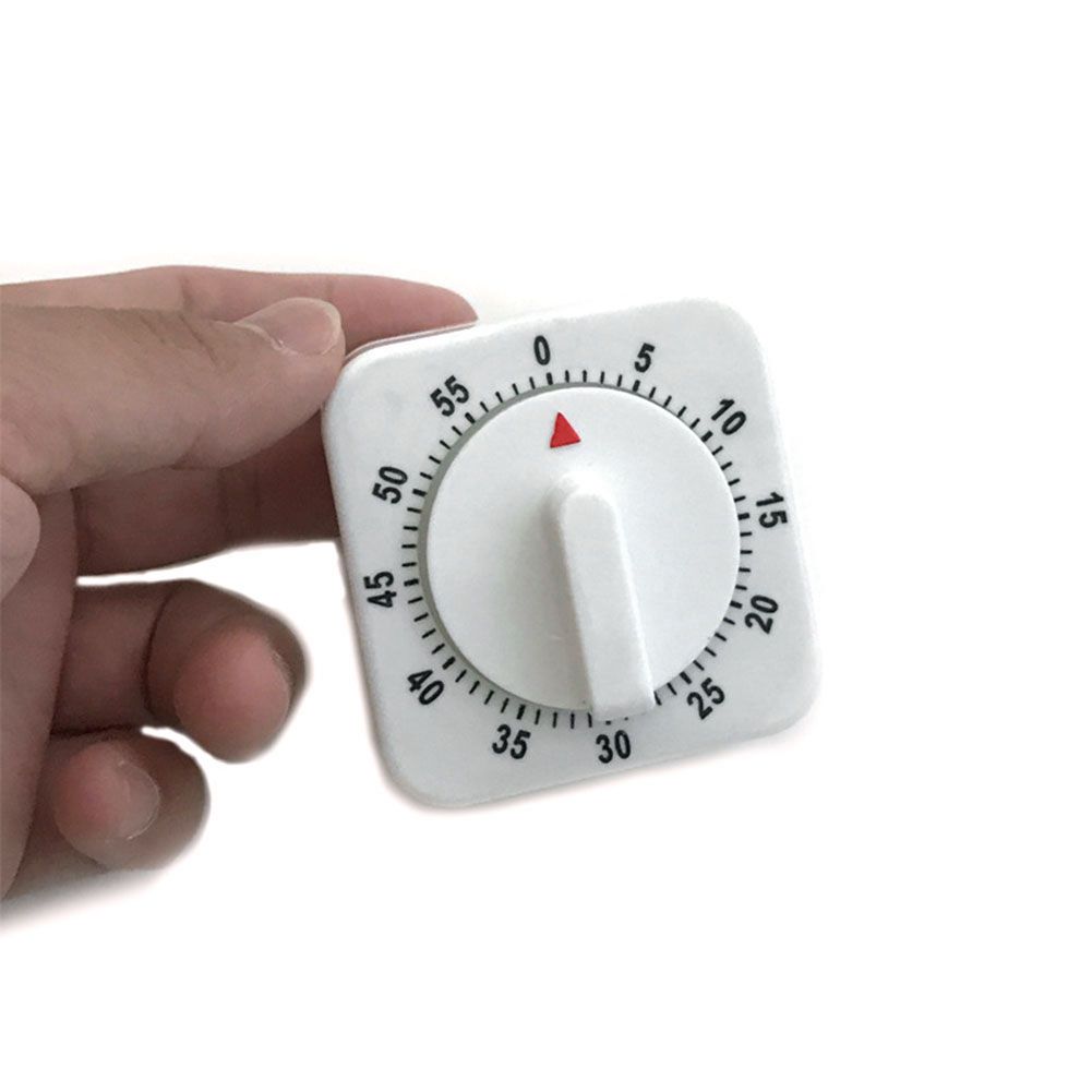 Mini Mechanical Timer 1Hr/60Min Game Count Down Counter Alarm Kitchen Cooking Tool