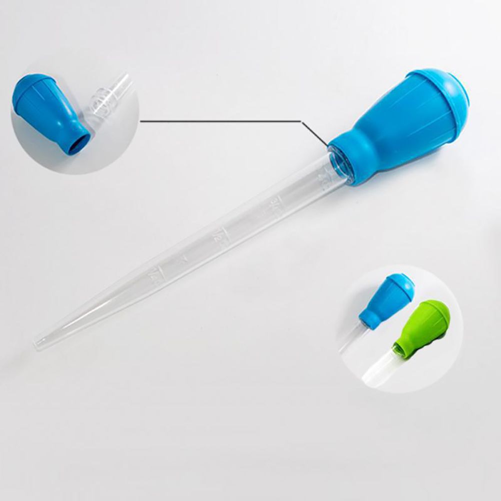 Fish Tank Water Changer Measuring Pipette Cleaning Pipette with Dropper Liquid for Aquariums