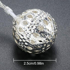 Moroccan Balls Light String 30 LEDs Fairy Light Battery Powered Decorative Light String