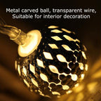 Moroccan Balls Light String 30 LEDs Fairy Light Battery Powered Decorative Light String