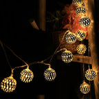 Moroccan Balls Light String 30 LEDs Fairy Light Battery Powered Decorative Light String