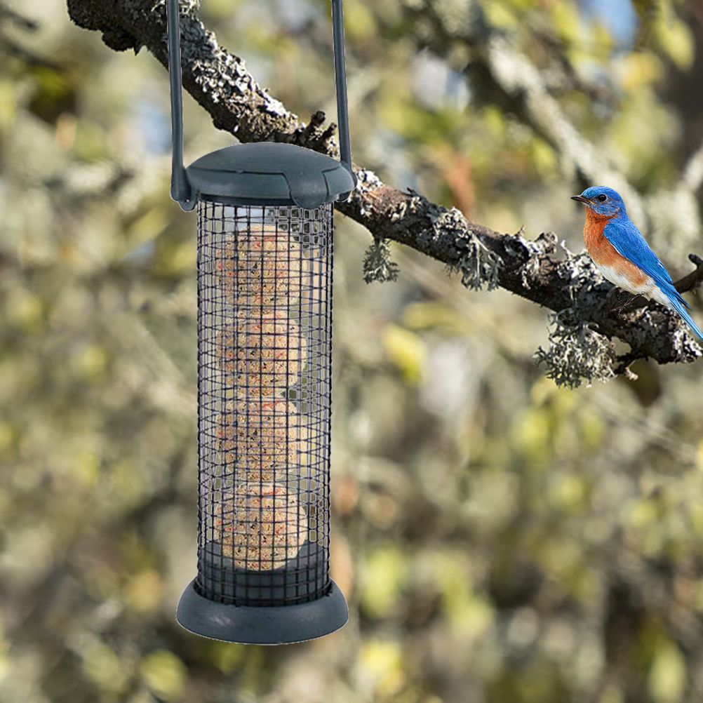 Outdoor Bird Feeder Fat Ball Food Dispenser Wild Bird Hanging Feeder