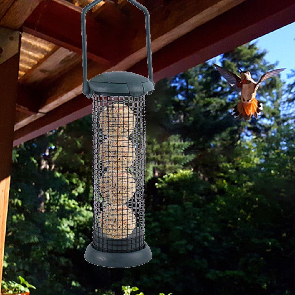 Outdoor Bird Feeder Fat Ball Food Dispenser Wild Bird Hanging Feeder