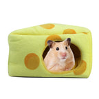 Cheese Shaped Pet Hamster Sleeping Warm Nest Winter Warm Beds Cave Pet Supplies
