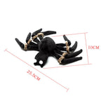 Halloween Spider Cat Toy with Teething Wood Chip Pet Funny Black Spider Legs Cat Toy Halloween Pet Funny Toys