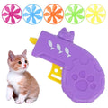 Colorful Flying Saucer Cat Toy Cat Tracks Down Toy Set Flying Disc Toy for Pet