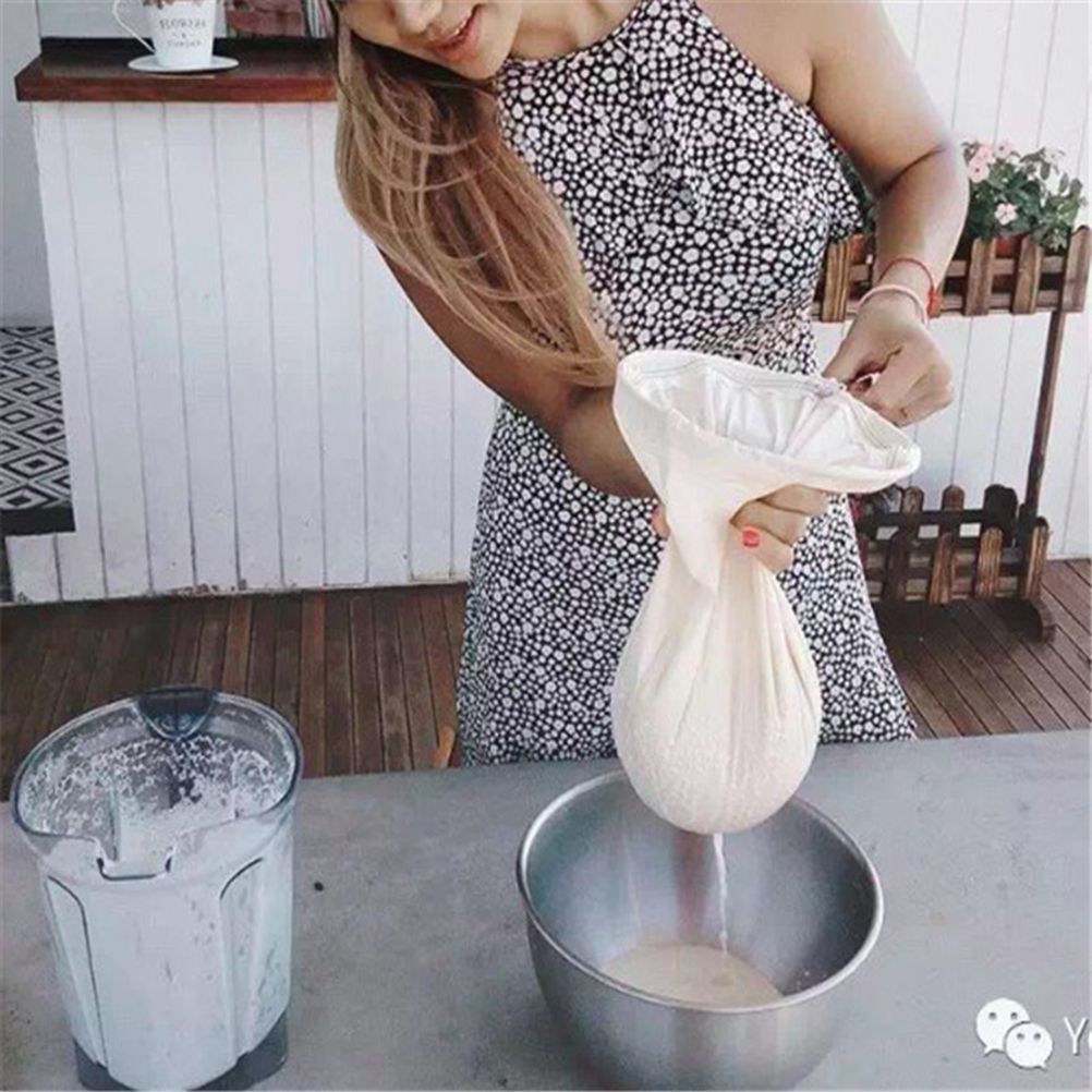 100 Grit Nylon Mesh Filter Bag Tea Fruit Juice Coffee Wine Nylon Mesh Net Strain Liquid Filter Bag Kitchen Accessories