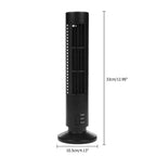 Portable Air Cooler Vertical Bladeless Fan USB Desktop Air Conditioner Fan Mini Cooling Tower Fan for Home Office