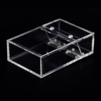 Acrylic Transparent Cigarette Case Thick Portable Lighter Package Storage Box Cigarette Case