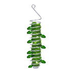 Stainless Steel Bird Fruit Vegetable Holder Bird Food Basket Skewers for Parrots Cockatiels Birds
