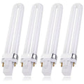 1/4Pcs 9W Nail Art UV Lamp Electronic Nail Dryer UV Bulb U Shaped UV Light