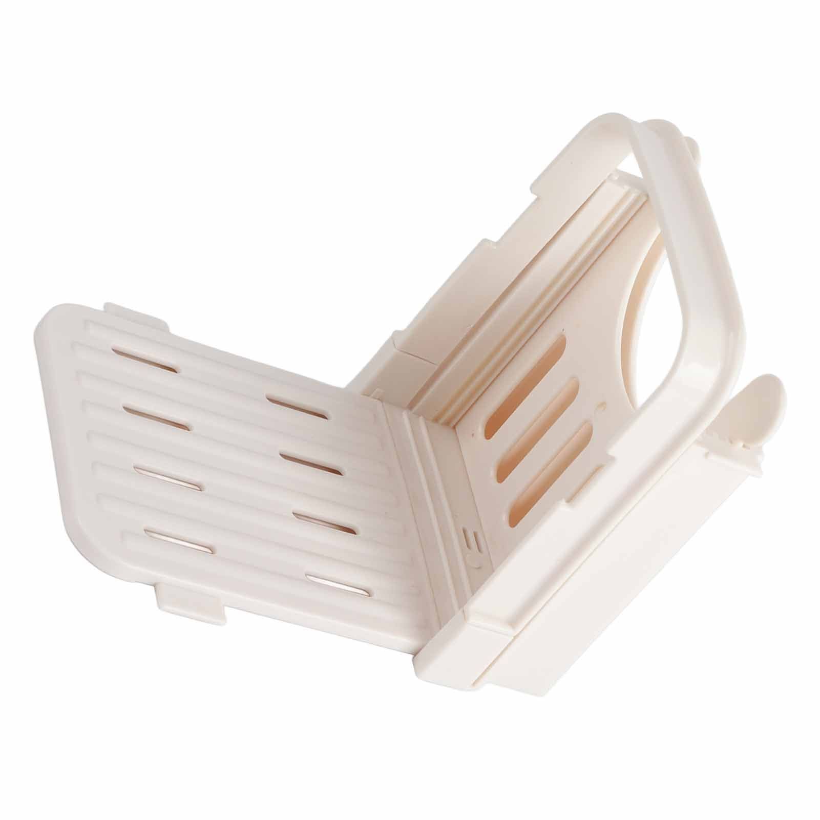 Toast Grater Adjustable Bread Cutter Foldable Bread Cutting Tool Plastic Loaf Grater